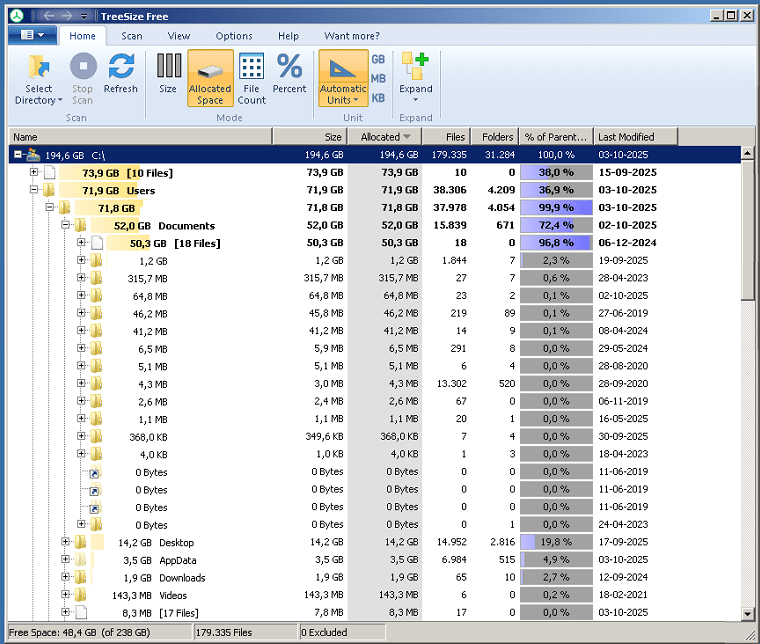 2 - O disco do teu PC está cheio